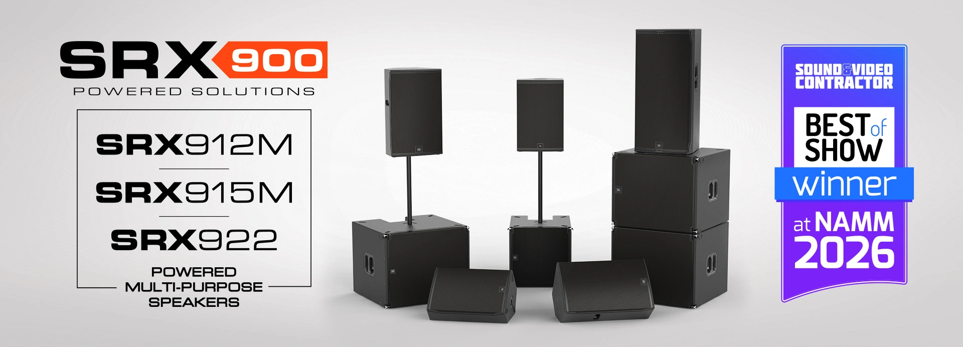 SRX900 Point-Source Loudspeakers 