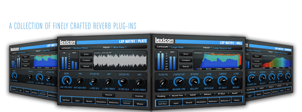 Lexicon® Begins Shipments of the LXP Native Reverb Plug-in Bundle