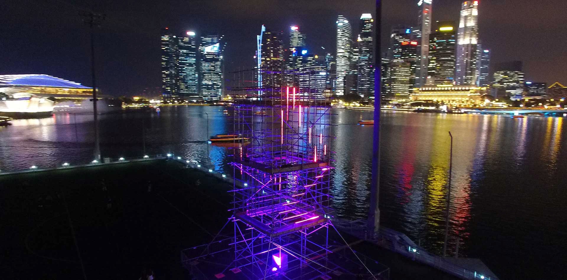 Martin by HARMAN Illuminates SONICtower Installation at Singapore’s i Light Marina Bay 2016