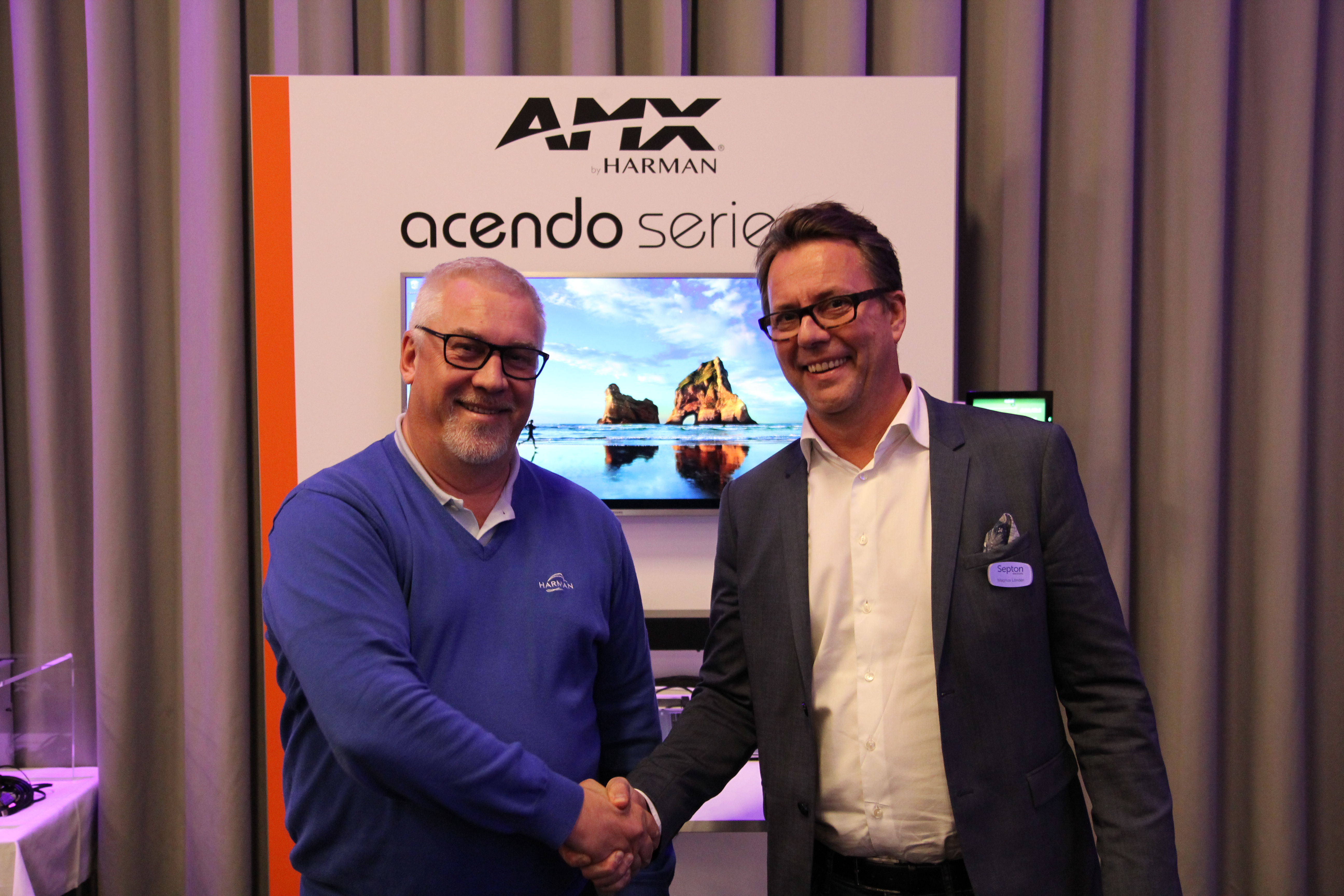 HARMAN Professional Solutions Grants Distribution of AMX in Sweden to Septon Electronic