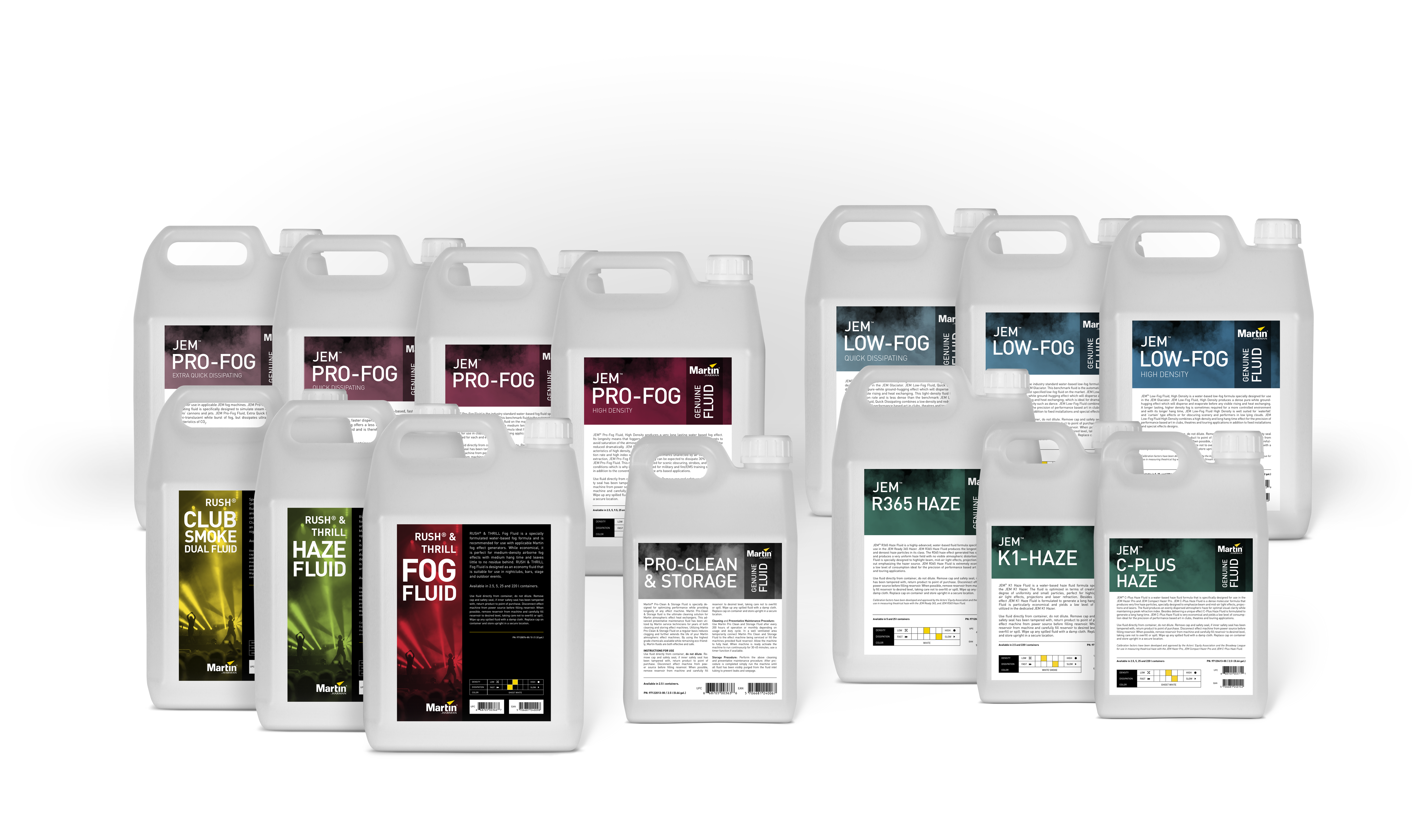 Martin by HARMAN Introduces Refreshed Line of Atmospheric Effects Fluids