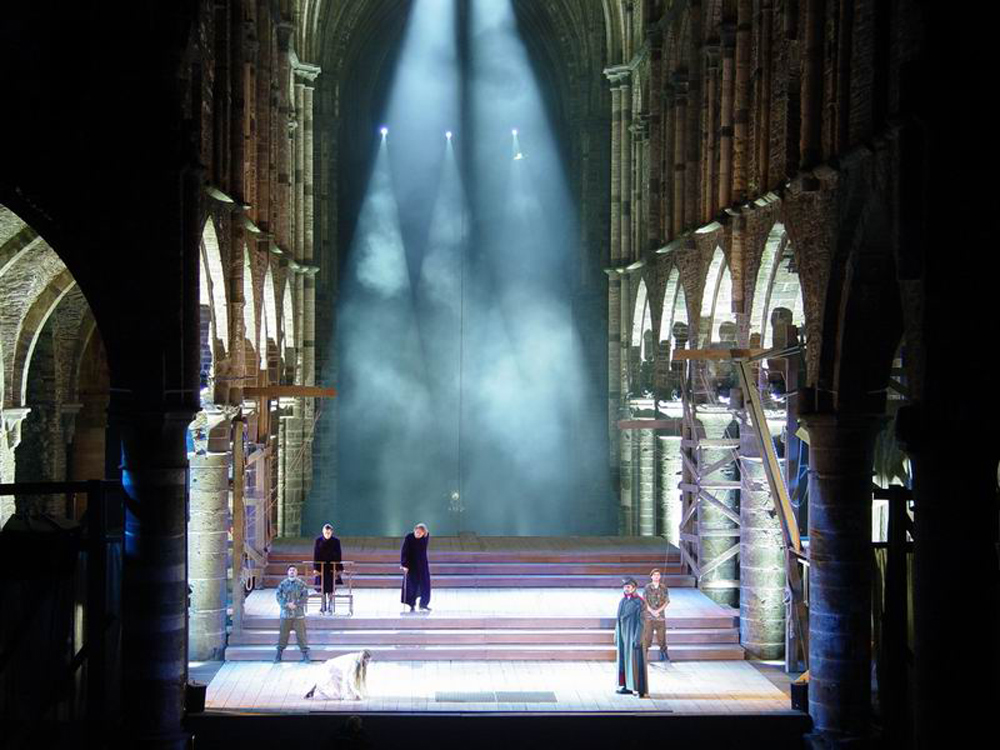 MACs Light “Jesus Christ Superstar” at Abbey of Villers-la-Ville, Belgium