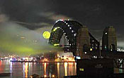 Lighting Sydney’s Harbour Bridge at New Year’s Eve