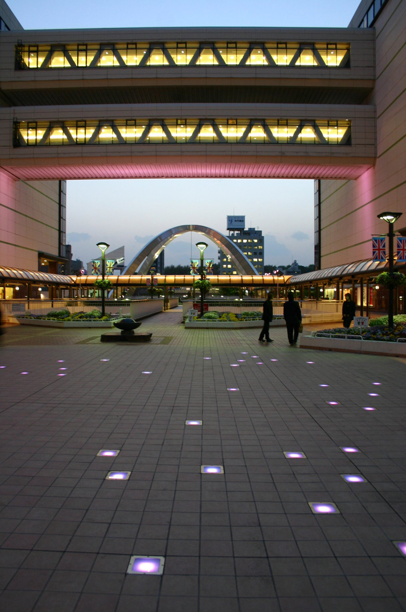Pedestrian Bridge at Toyota Station