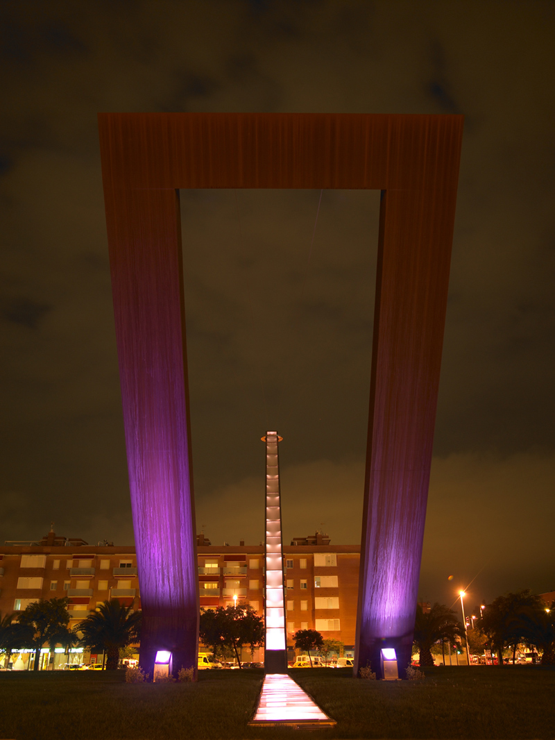 Porta Diagonal Sculpture, Barcelona, Spain