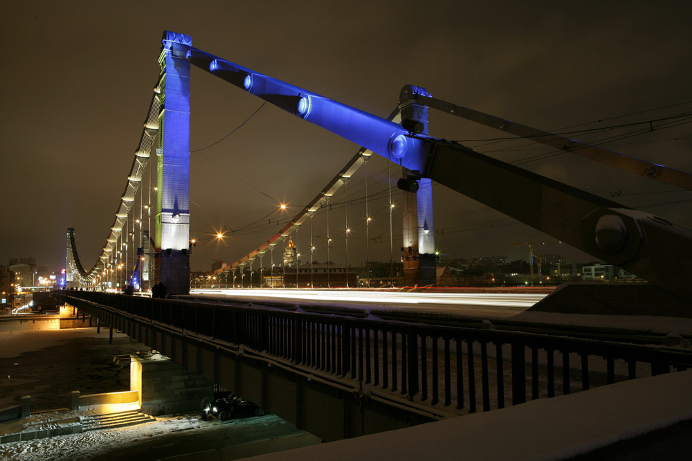 Krymskyi Bridge, Moscow, Russia