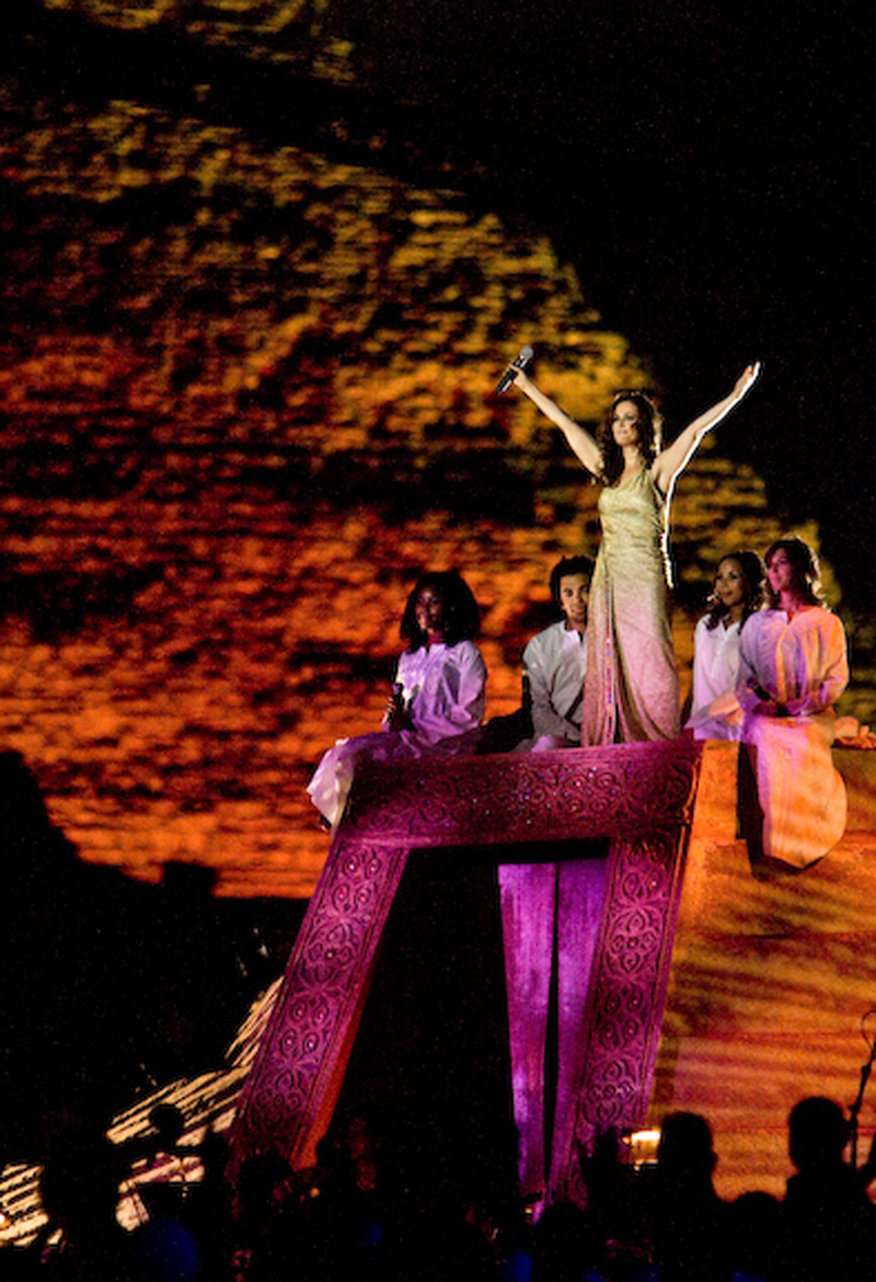 Chantal Chamandy’s (and Martin’s) Night at the Pyramids