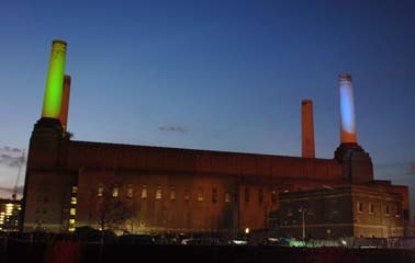 Martin lights up Power Station to help Cancer Support Group 25th Anniversary.