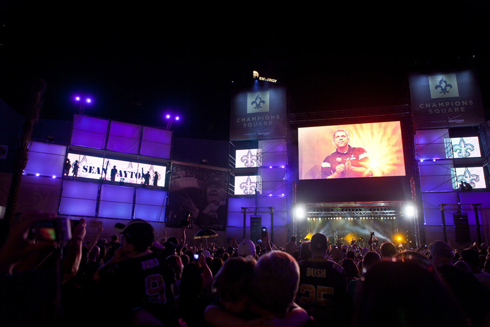 NFL’s Saints, Martin Exterior 400™ Reign at Champions Square