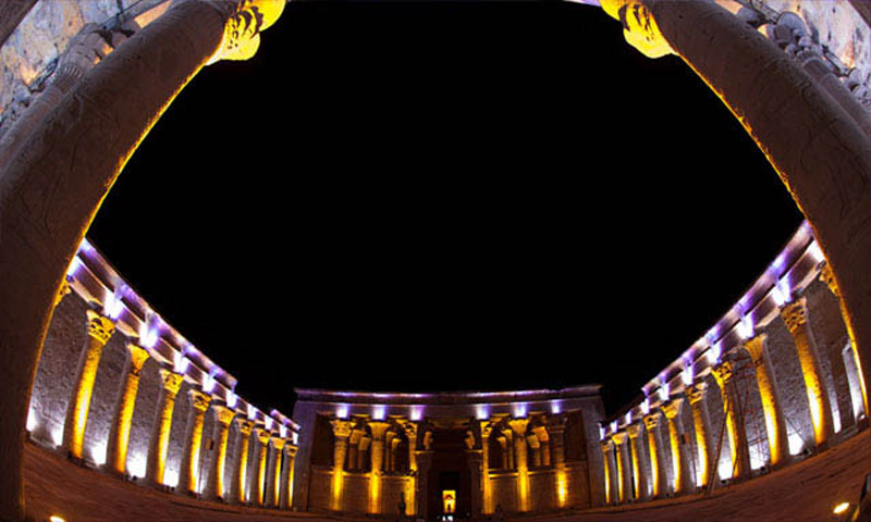 Martin Brings History to Light at the Temple of Horus, Egypt