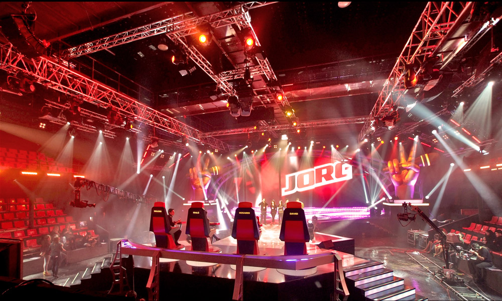 Citylight supplies Martin MACs for “The Voice” in Spain