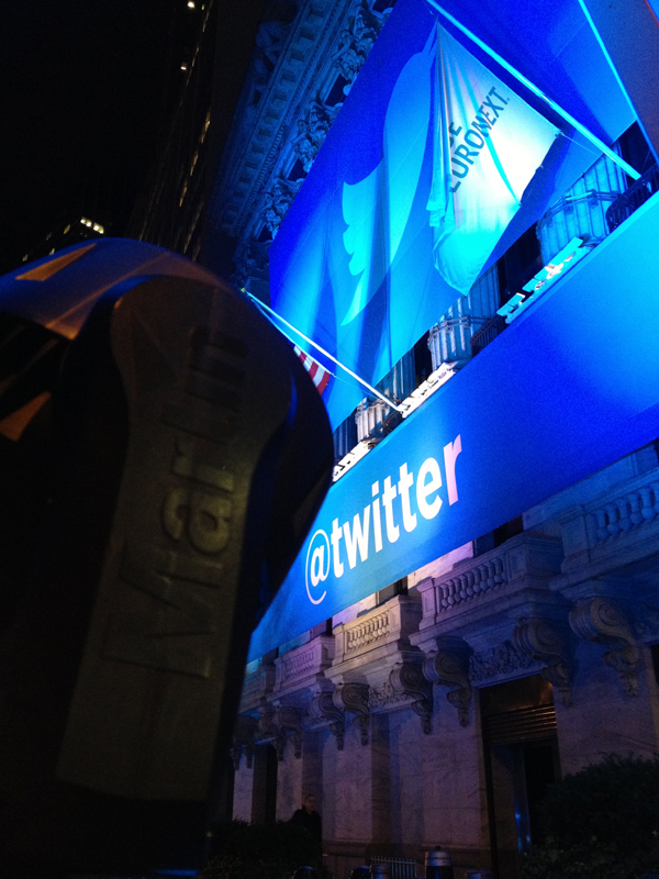 Martin Professional lights up New York Stock Exchange for Twitter opening day