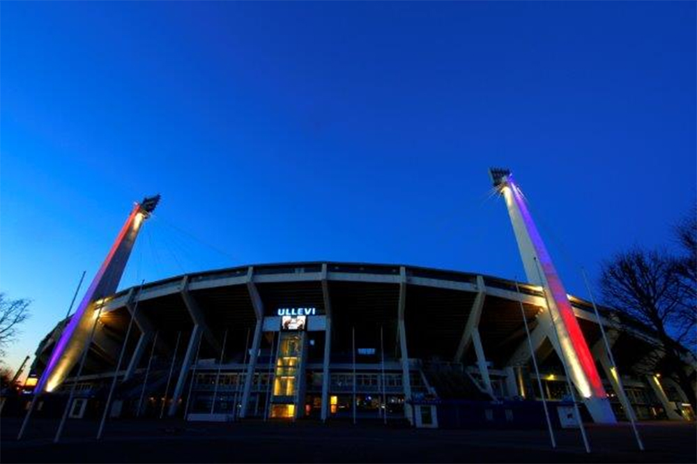 Kreative Teknik AB Illuminates Ullevi Stadium’s Iconic Pillars