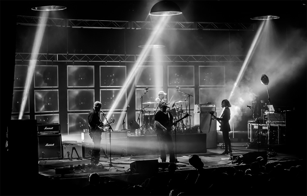 Pixies still going strong on world tour with Martin lighting and smoke