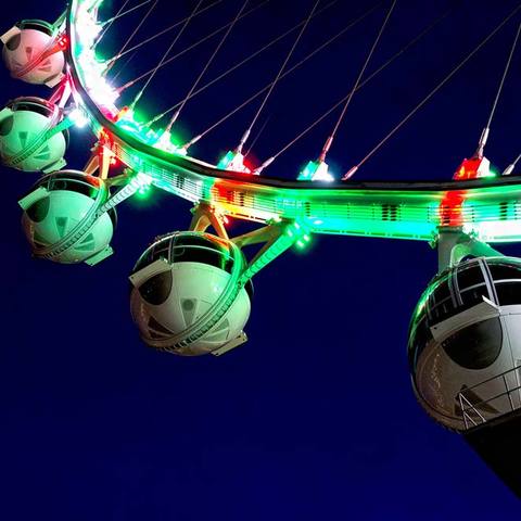 The High Roller - contributing to the creation of an iconic Las Vegas landmark with lighting