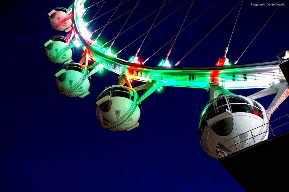 The High Roller - contributing to the creation of an iconic Las Vegas landmark with lighting