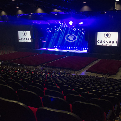 The Colosseum at Caesars Windsor Completes the World’s First Installation of JBL by HARMAN VTX A12 Line Arrays