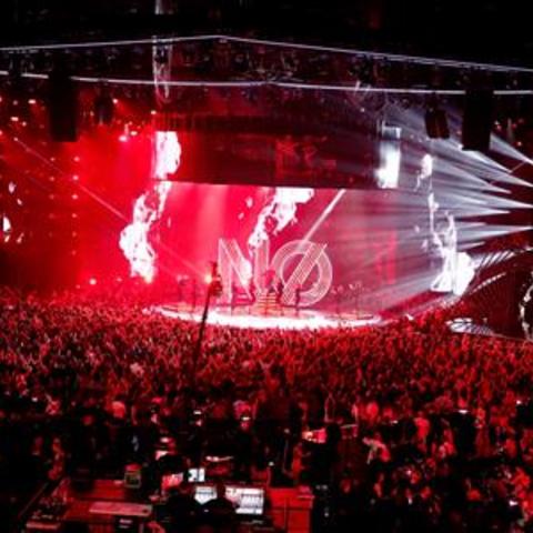 JBL by HARMAN Line Arrays Supply House Sound at the Forum for Live Broadcast of iHeartRadio Music Awards