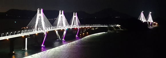 KOINFRA Upgrades Architectural Lighting on Geoga Bridge with Martin by HARMAN Outdoor LED Lighting Solutions