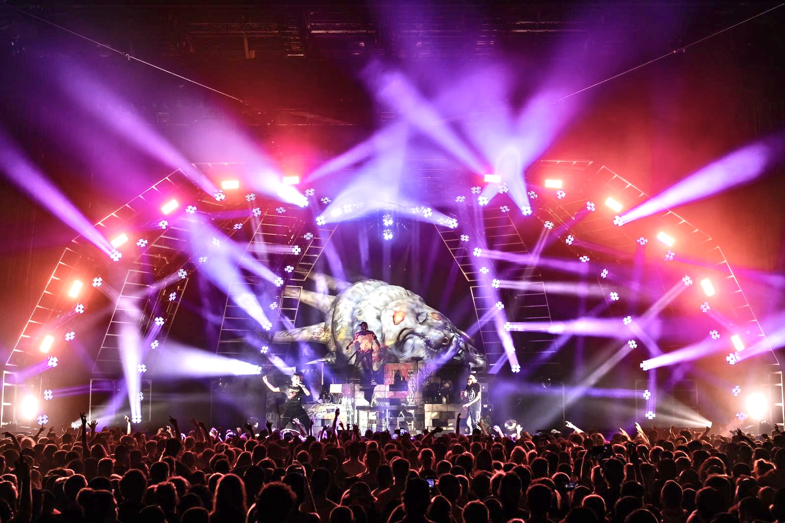 Beast Coast Delivers Electrifying Concert Lighting with Martin By HARMAN Lighting Fixtures