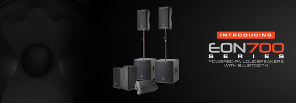JBL Professional Introduces EON700 Series Portable PA Loudspeakers and Subwoofer With Bluetooth