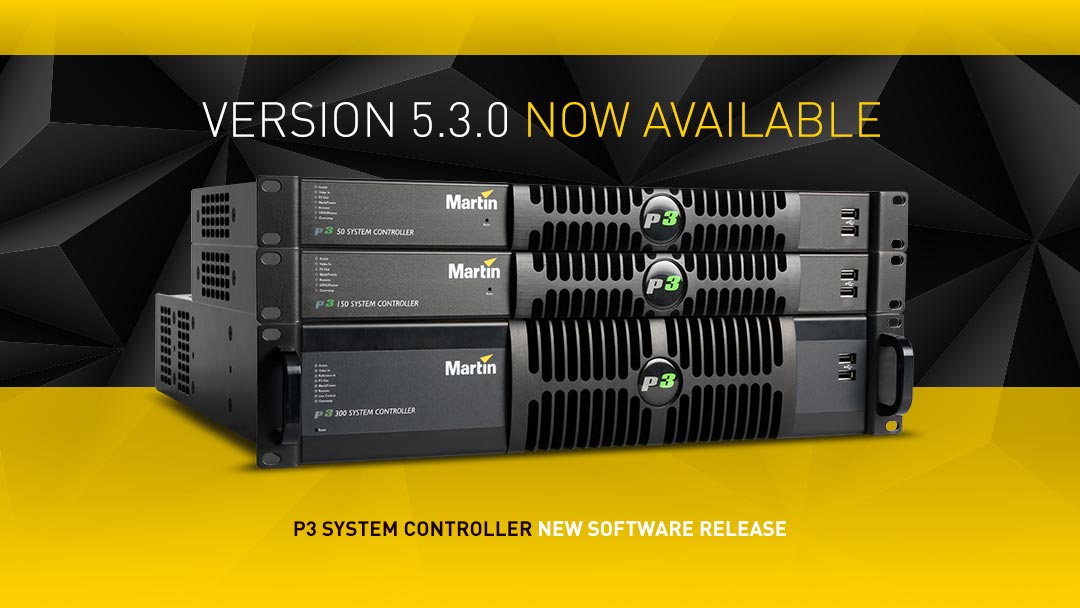 Martin by HARMAN Releases Significant Software Update for P3 System Controllers
