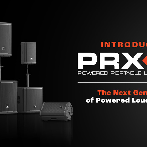 JBL Professional Introduces PRX900 Series  Professional Portable PA Systems