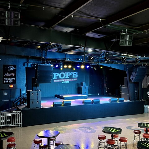 Pop’s Nightclub and Concert Venue Ushers In a New Era of High Octane Nightlife with JBL Professional VTX Series 