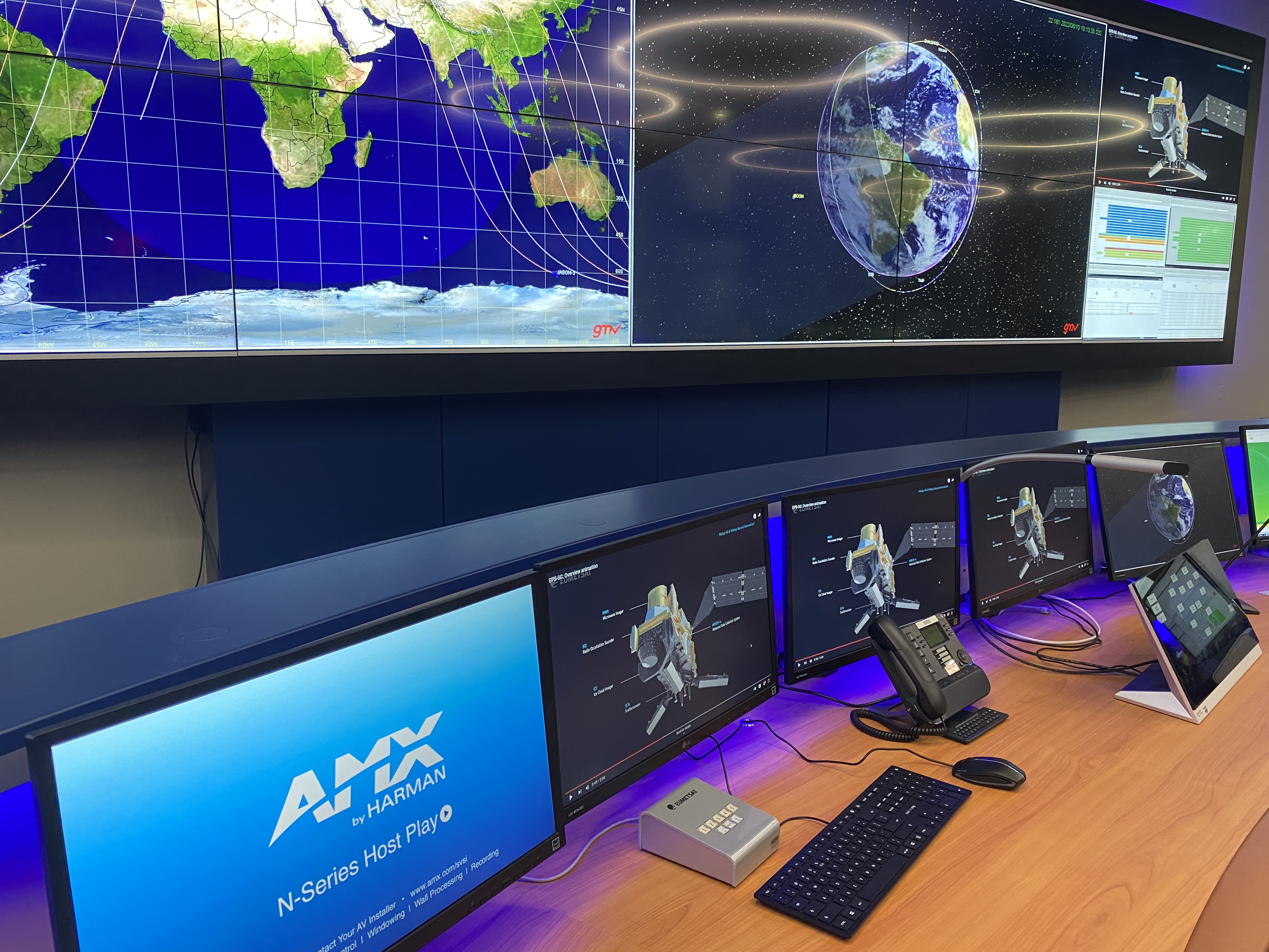 EUMETSAT Delivers Bird’s Eye View of Weather and Climate Conditions from Space With AMX Control Solutions