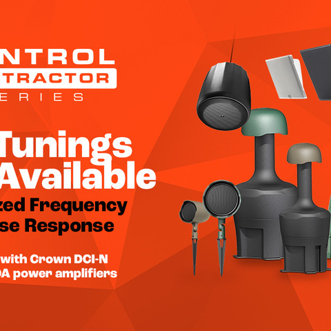 JBL Professional Introduces FIR Tunings for Select  Control Contractor Series Loudspeakers