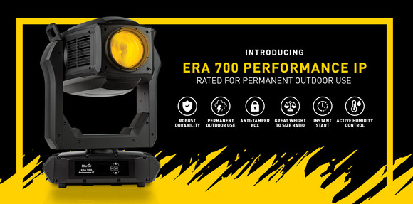 Martin Professional Introduces ERA 700 Performance IP Moving Head for Permanent Outdoor Entertainment