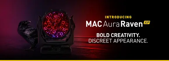 Martin Professional présente le luminaire de lavage extérieur MAC Aura Raven XIP