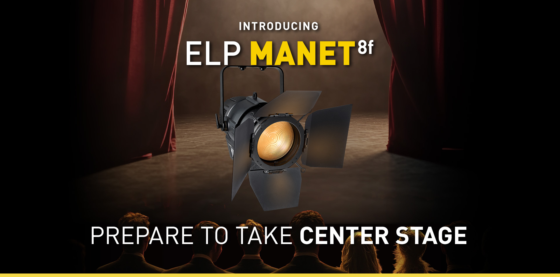 Martin Introduces ELP MANET 8f LED Stage and Studio Fresnel Fixture