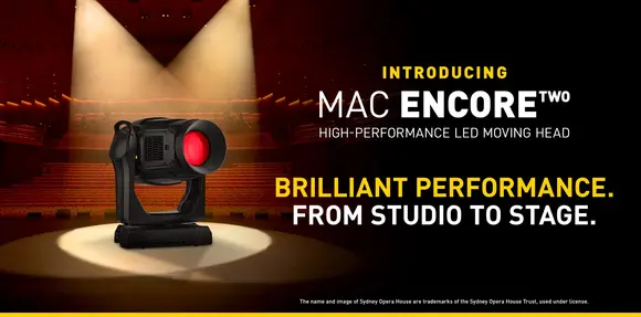 Martin Professional Présente MAC Encore Two, Projecteur LED Automatisé Haute Performance