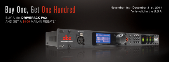 DriveRack PA2 | dbx Professional Audio | English (US)