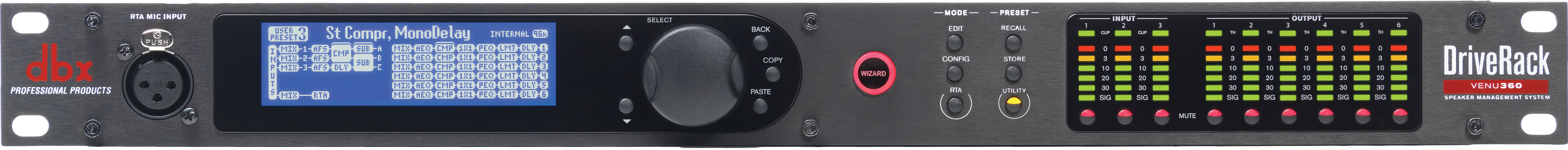 dbx Introduces DriveRack VENU360 Loudspeaker Management System With Mobile Device Control at NAMM 2015