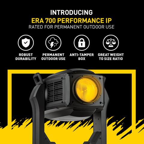 Martin Professional Introduces ERA 700 Performance IP Moving Head for Permanent Outdoor Entertainment