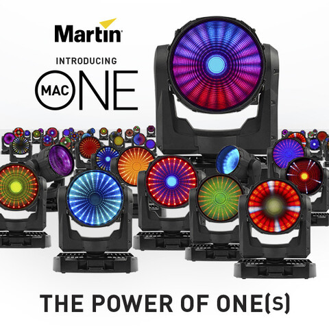 Martin Professional Introduces MAC One Creative BeamWash Moving Head with Fresnel Lens