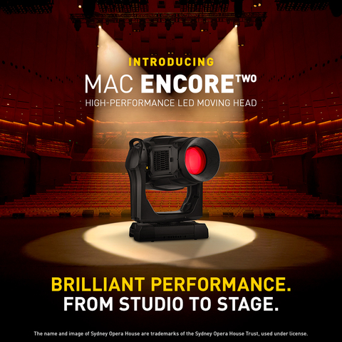 Martin Professional Introduces MAC Encore Two, High-Performance LED Moving Head