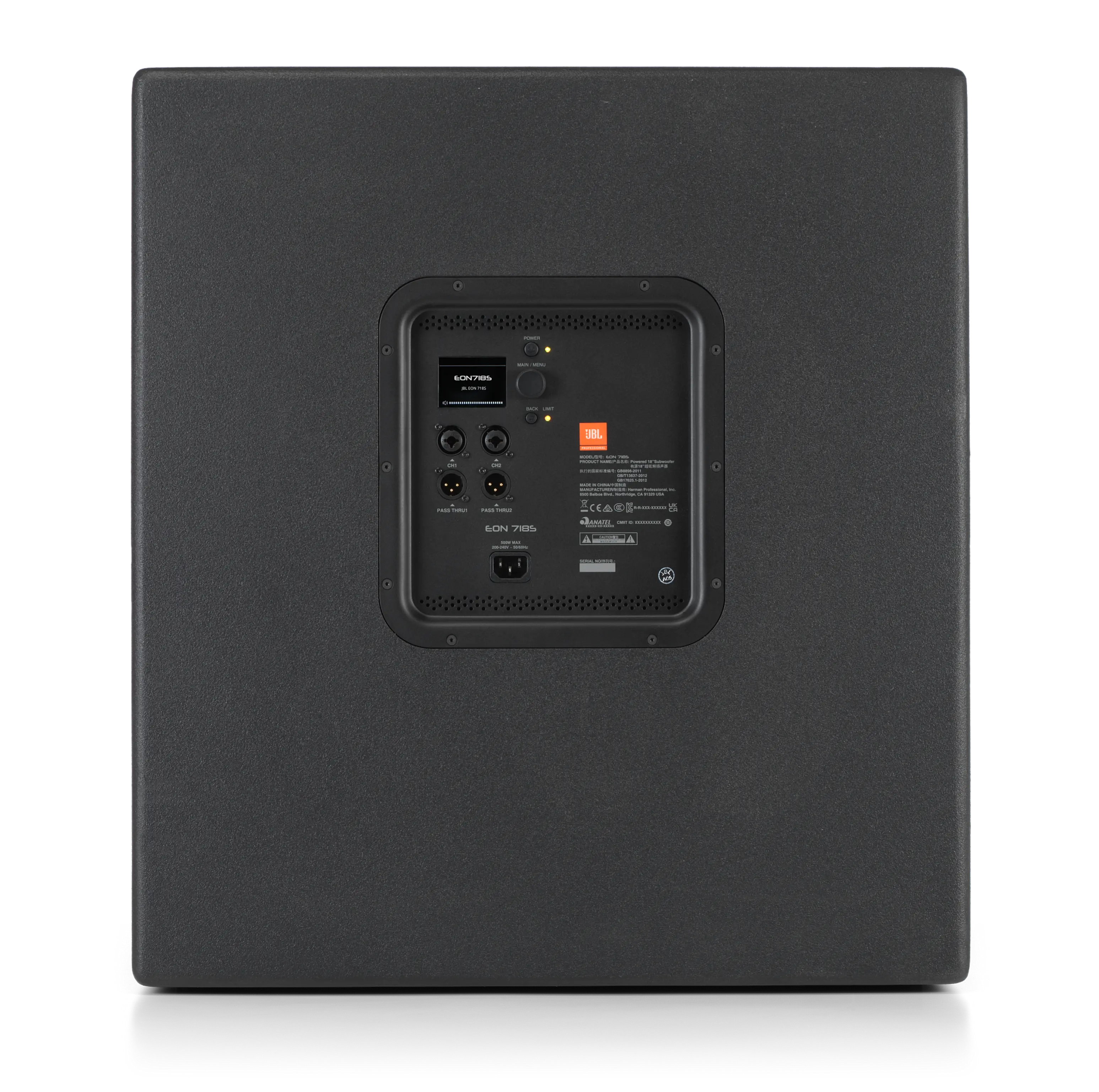 JBL-EON718S | JBL Professional | English