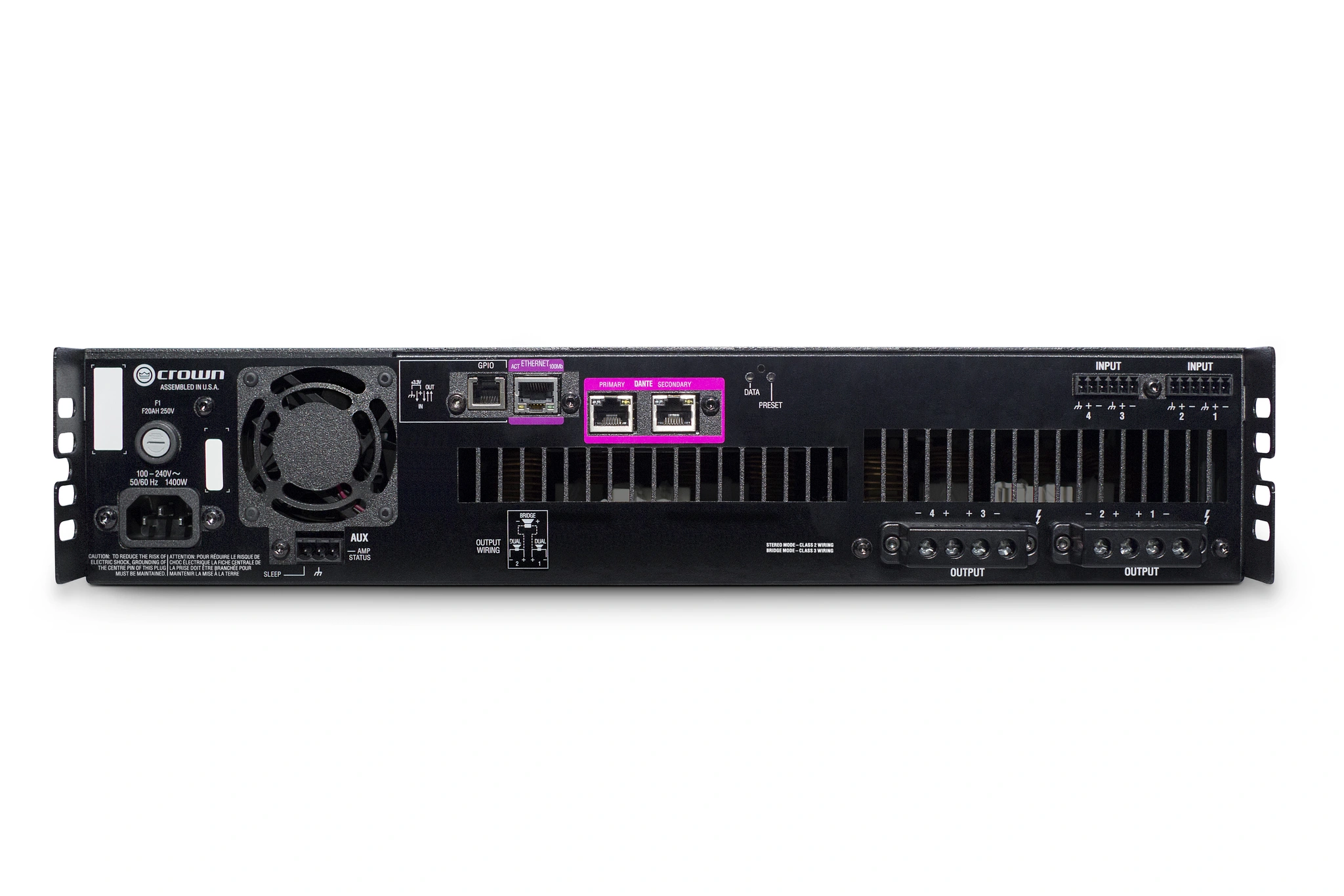 DCi 4|600DA | Crown Audio - Professional Power Amplifiers