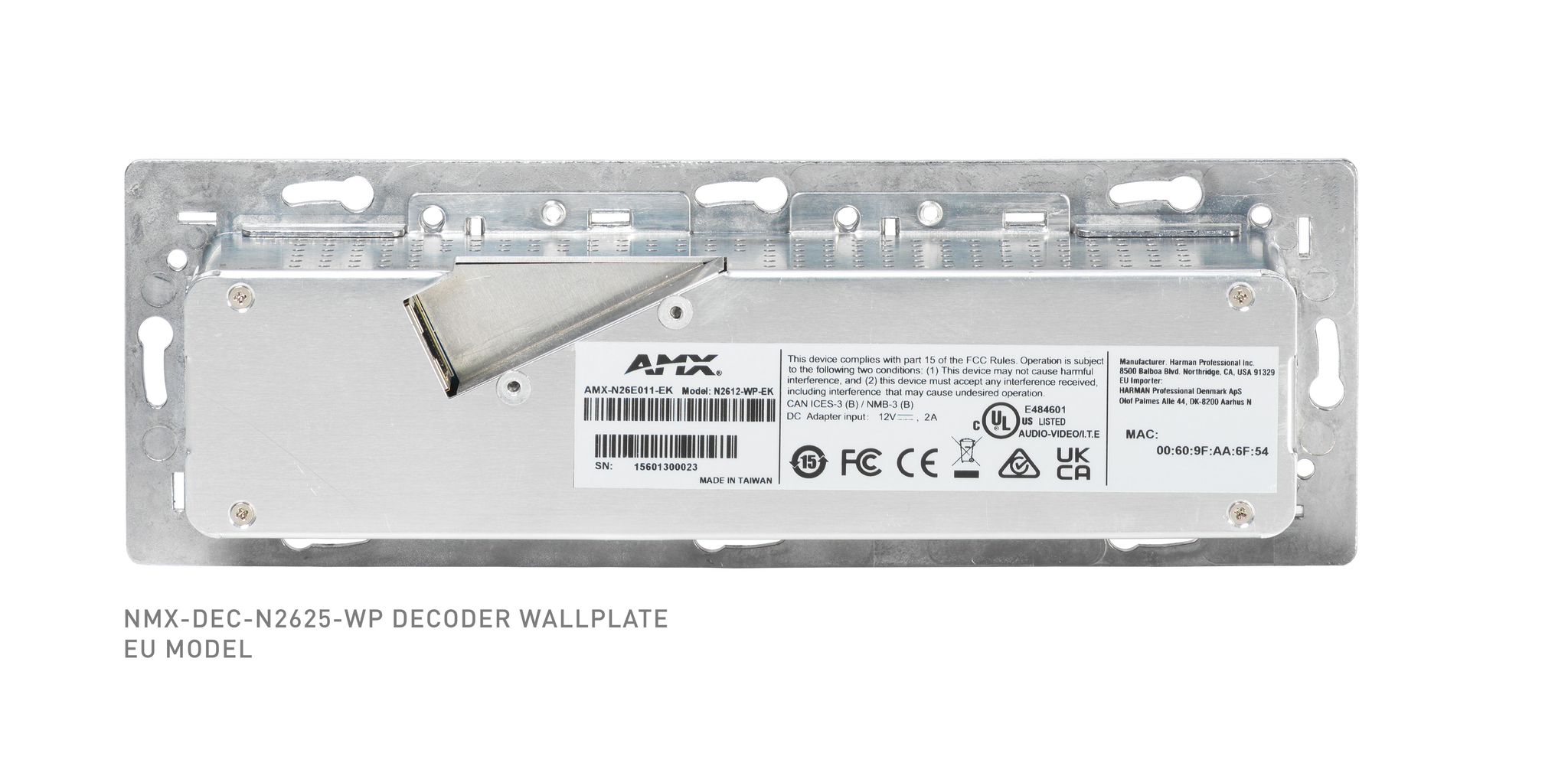 NMX-DEC-N2625-WP | AMX Audio Video Control Systems | English