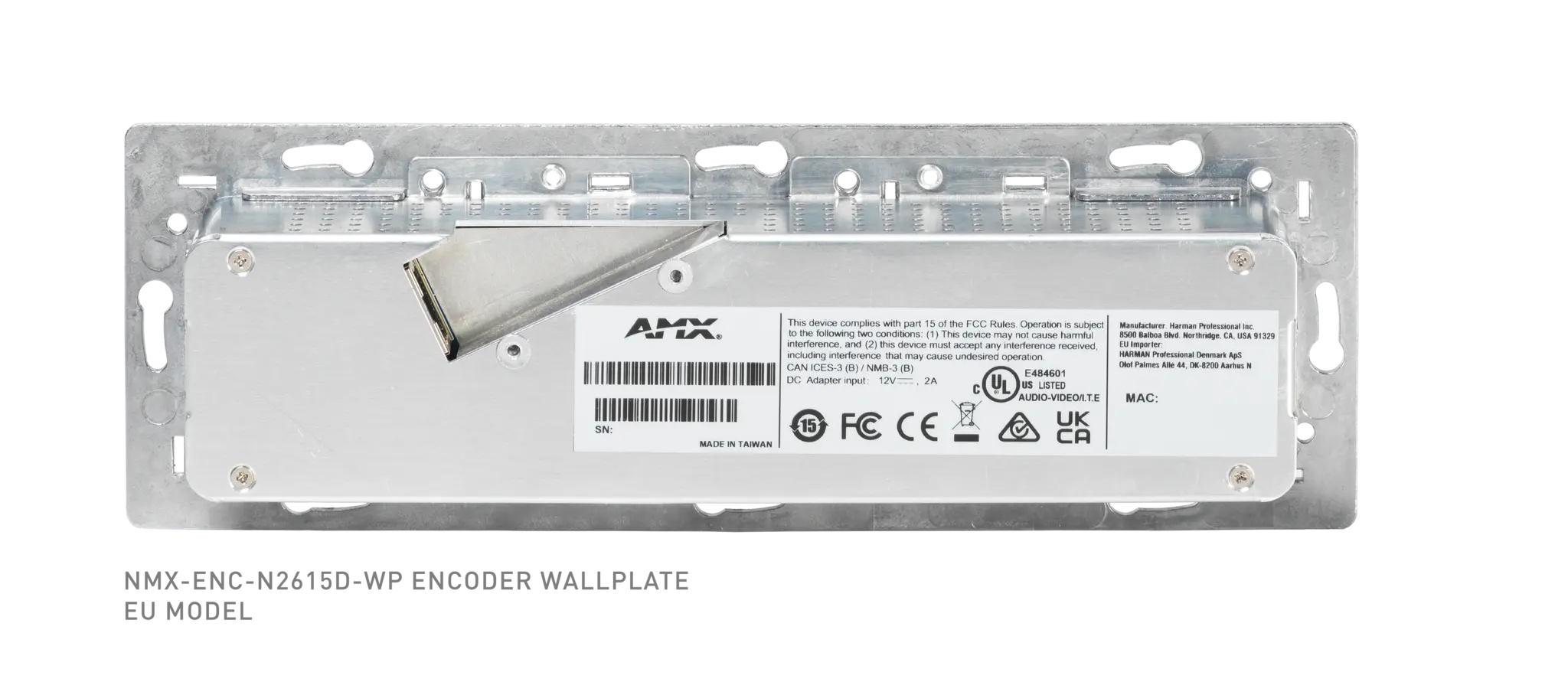 NMX-ENC-N2615D-WP | AMX Audio Video Control Systems | English (US)
