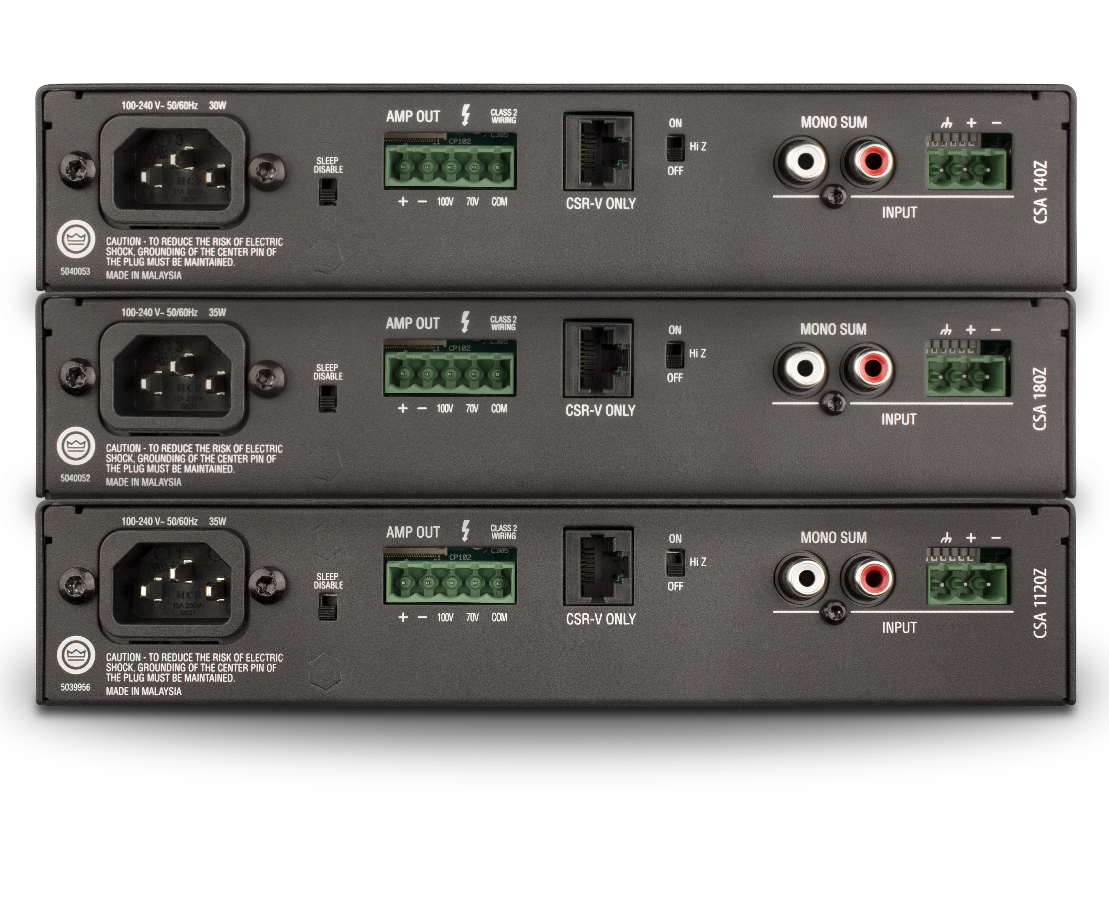 CSA 140Z/180Z/1120Z | JBL Professional | 日本語