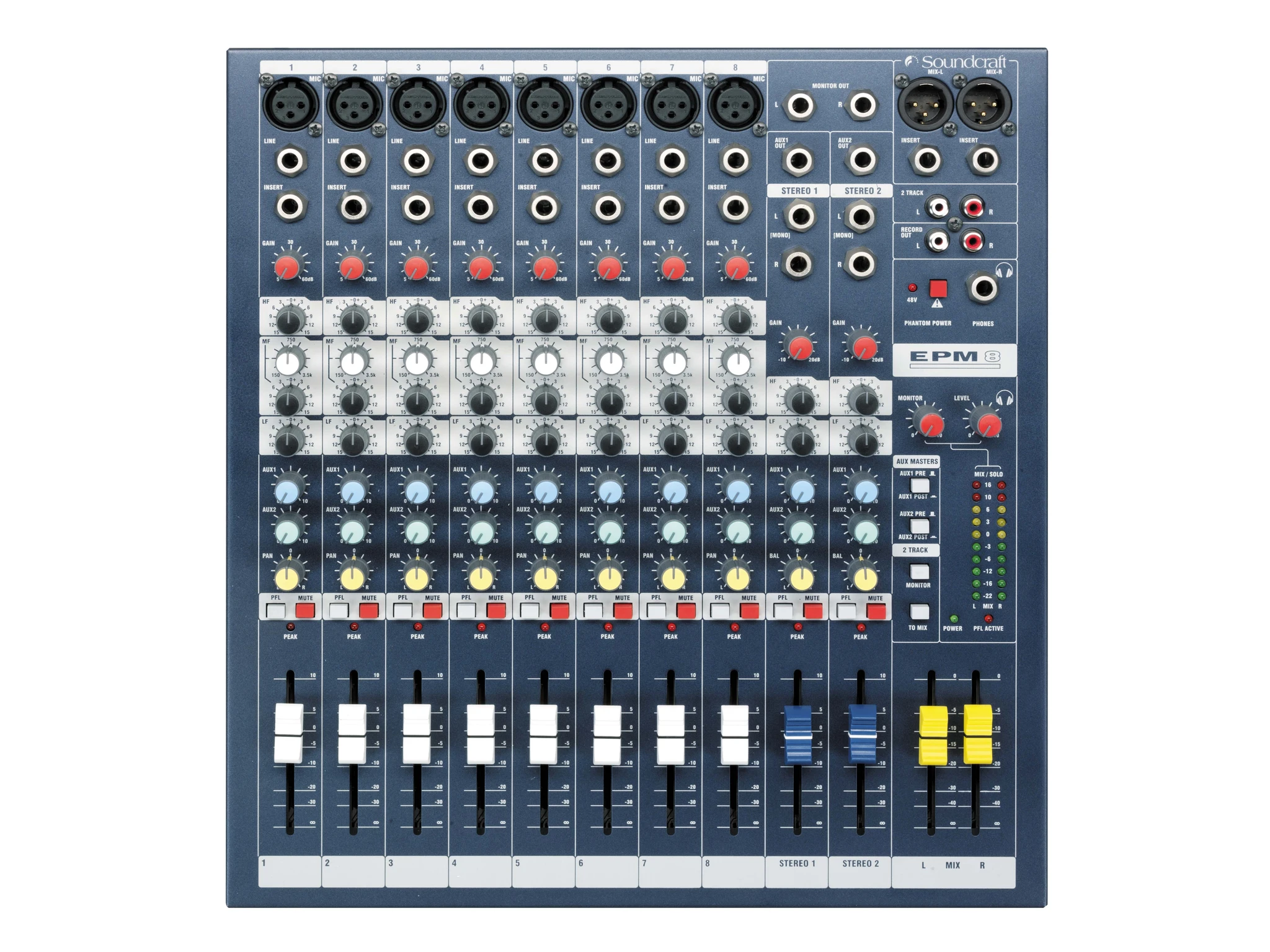 EPM8 | Soundcraft - Professional Audio Mixers | English (US) EPM8 | Soundcraft - Professional Audio Mixers | English (US)