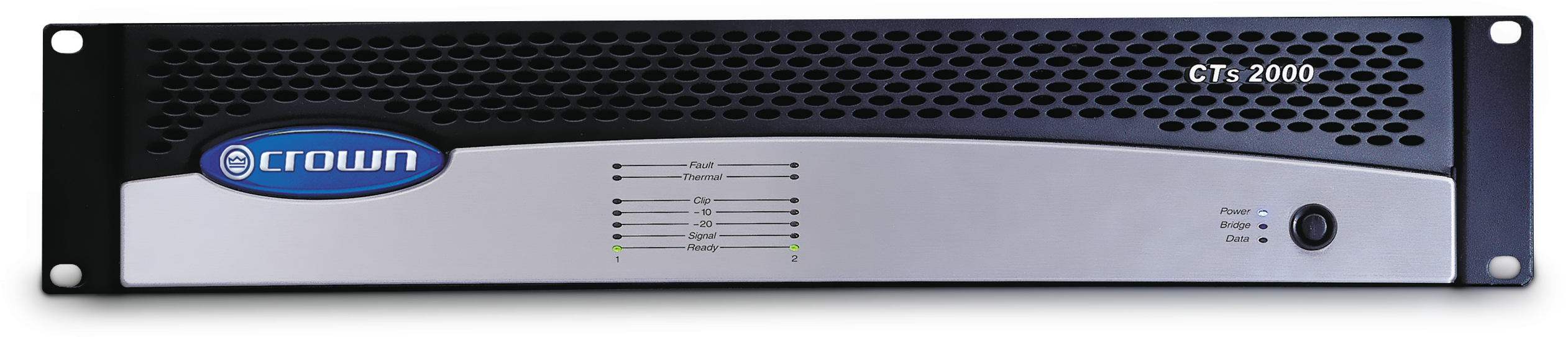 Crown CTS2000LITE 2 Channel Amplifier Com-Tech Series 2000 W at 8Ohms Mono 70V PIP2 Compatible 