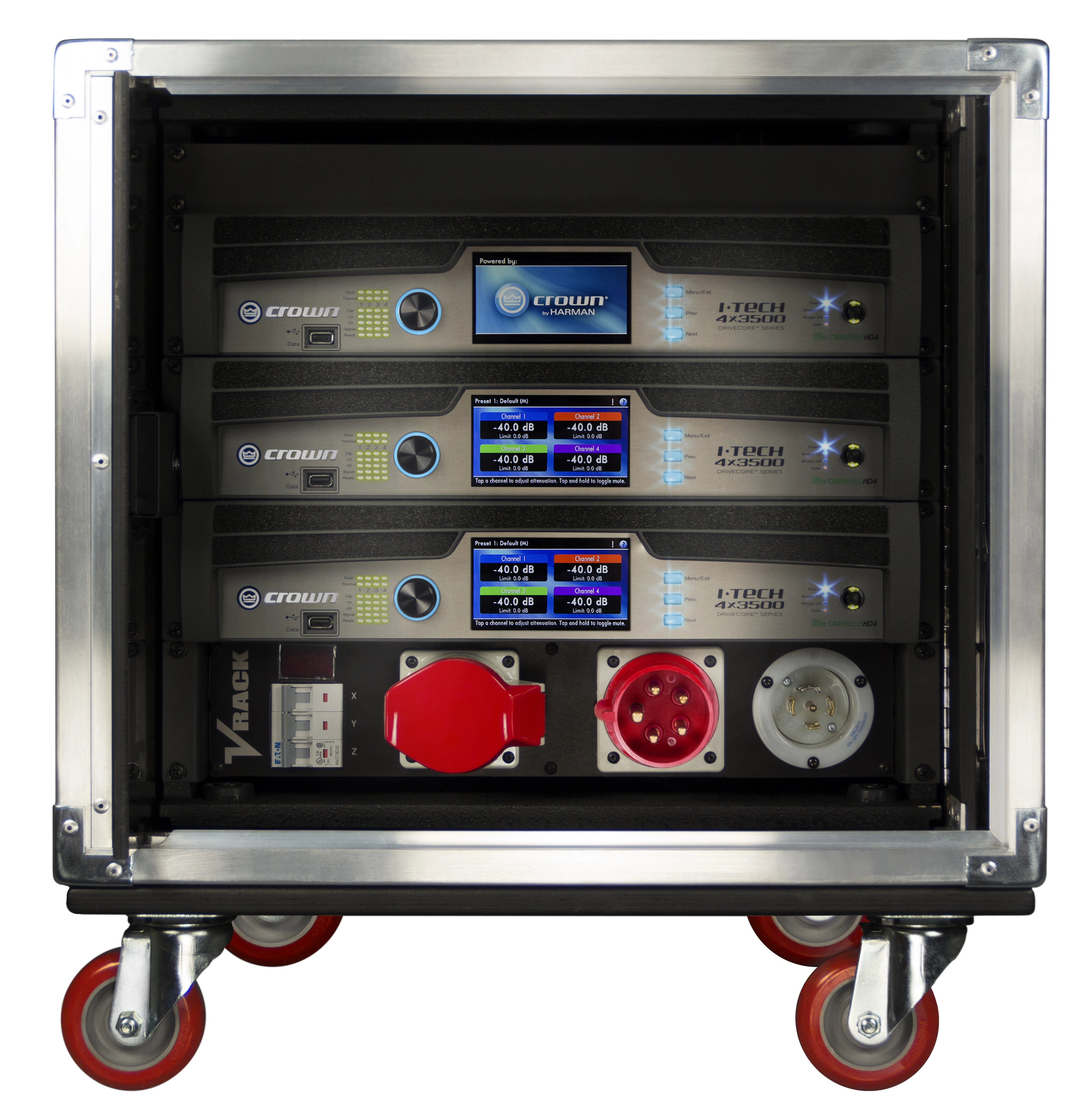 VRack 4x3500HD | Crown Audio - Professional Power Amplifiers