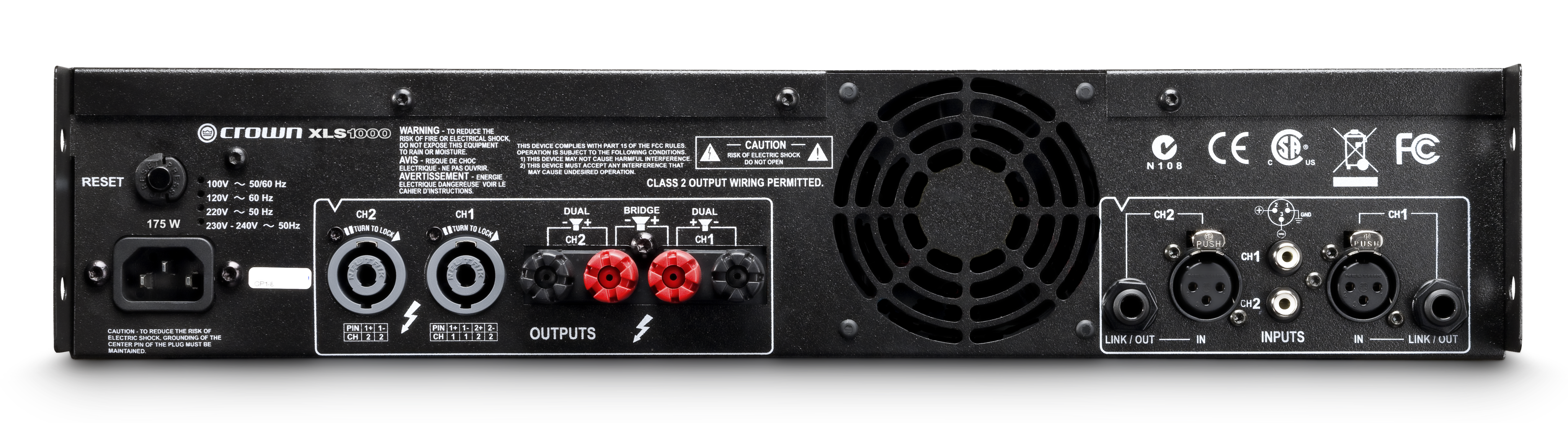 XLS 1000 | Crown Audio - Professional Power Amplifiers | English