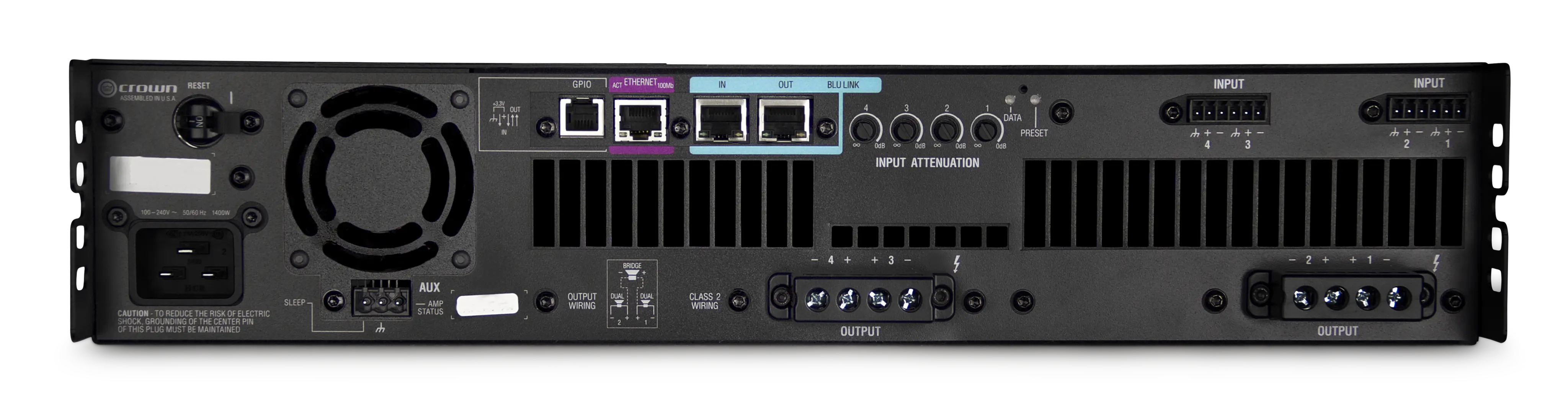 DCi 4|1250N | Crown Audio - Professional Power Amplifiers | English