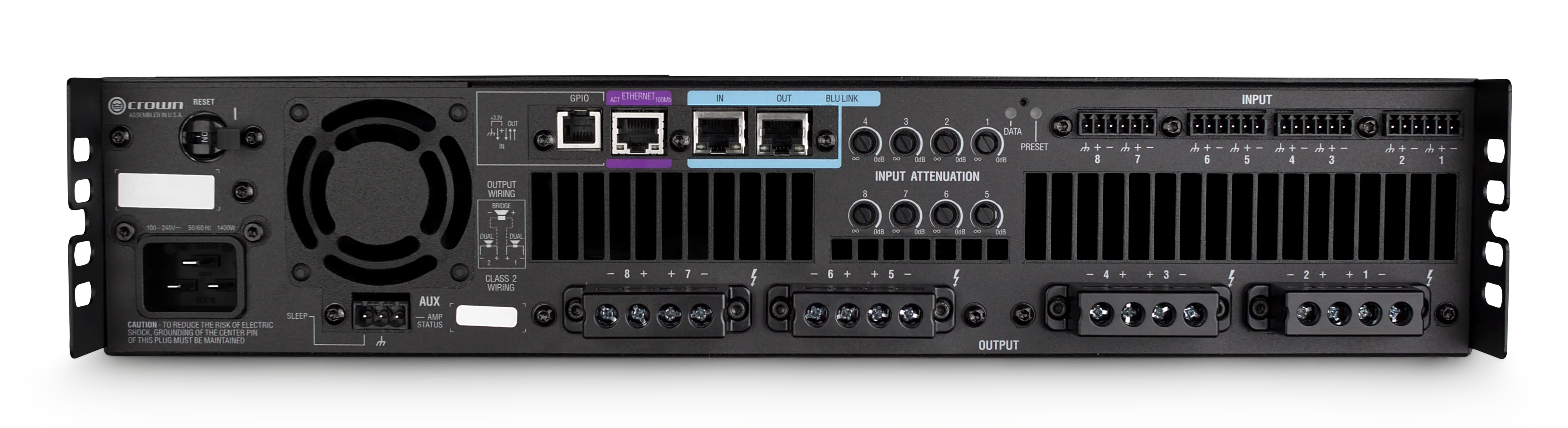 DCi 8|600N | Crown Audio - Professional Power Amplifiers | 日本語